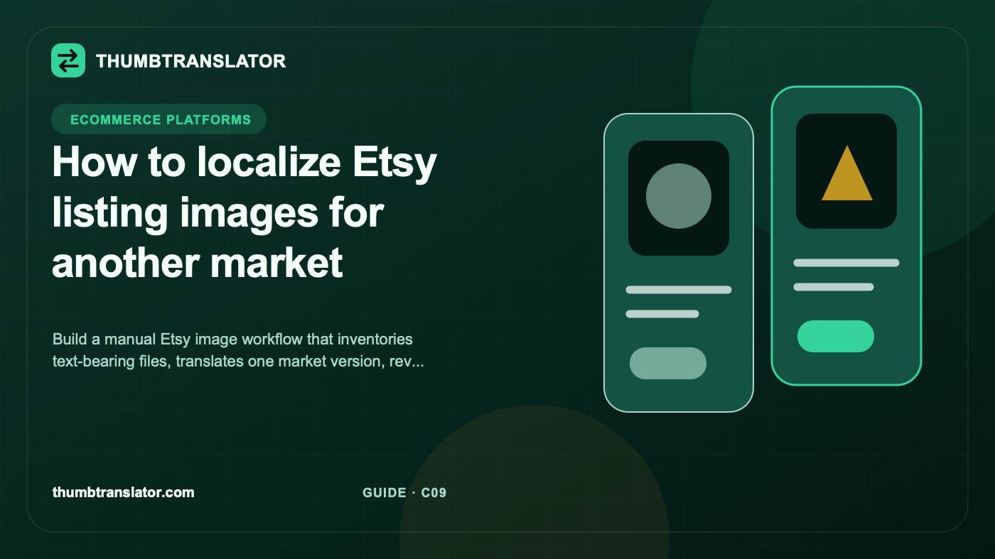 How to localize Etsy listing images for another market